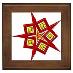 Pattern Tile Decorative Design Star Framed Tile