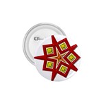 Pattern Tile Decorative Design Star 1.75  Buttons