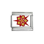 Pattern Tile Decorative Design Star Italian Charm (9mm)