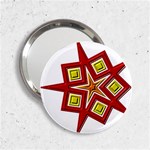 Pattern Tile Decorative Design Star 2.25  Handbag Mirrors