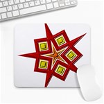 Pattern Tile Decorative Design Star Large Mousepad