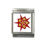 Pattern Tile Decorative Design Star Italian Charm (13mm)