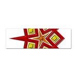 Pattern Tile Decorative Design Star Sticker (Bumper)