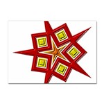 Pattern Tile Decorative Design Star Sticker A4 (100 pack)