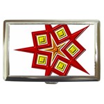 Pattern Tile Decorative Design Star Cigarette Money Case