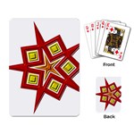 Pattern Tile Decorative Design Star Playing Cards Single Design (Rectangle)