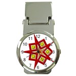 Pattern Tile Decorative Design Star Money Clip Watches