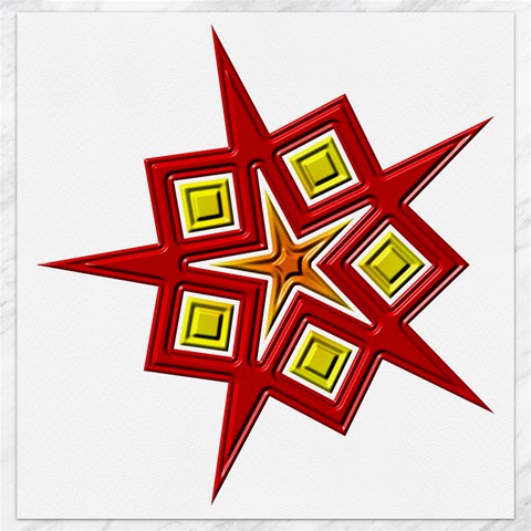 Pattern Tile Decorative Design Star Canvas 12  x 12  from ArtsNow.com 11.4 x11.56  Canvas - 1