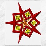 Pattern Tile Decorative Design Star Canvas 16  x 20 