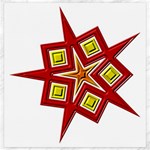 Pattern Tile Decorative Design Star Canvas 20  x 20 