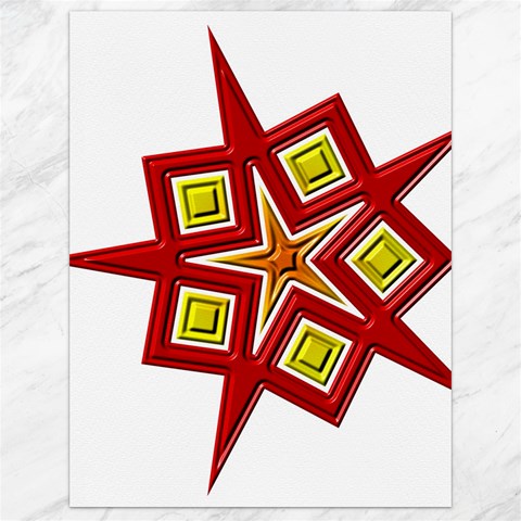 Pattern Tile Decorative Design Star Canvas 18  x 24  from ArtsNow.com 17.8 x23.08  Canvas - 1