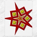 Pattern Tile Decorative Design Star Canvas 18  x 24 