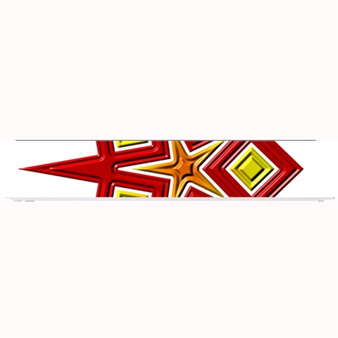 Pattern Tile Decorative Design Star Small Bar Mat from ArtsNow.com 24 x4  Bar Mat