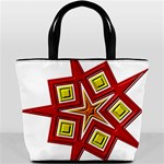 Pattern Tile Decorative Design Star Bucket Bag