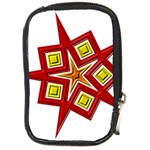 Pattern Tile Decorative Design Star Compact Camera Leather Case