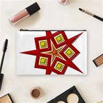 Pattern Tile Decorative Design Star Cosmetic Bag (Medium)