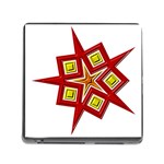 Pattern Tile Decorative Design Star Memory Card Reader (Square 5 Slot)