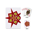 Pattern Tile Decorative Design Star Playing Cards Single Design (Mini)