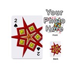 Pattern Tile Decorative Design Star Playing Cards 54 Designs (Mini)