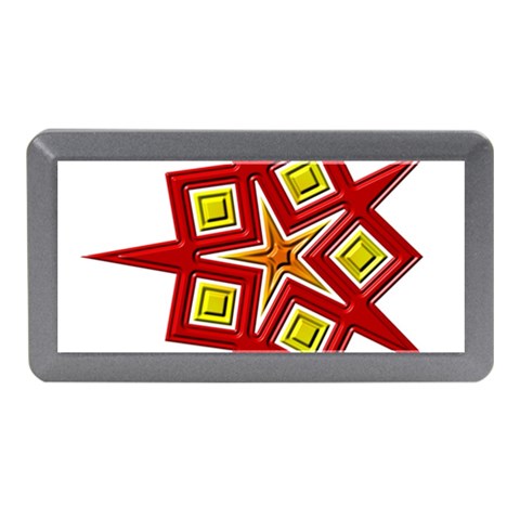 Pattern Tile Decorative Design Star Memory Card Reader (Mini) from ArtsNow.com Front