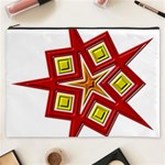 Pattern Tile Decorative Design Star Cosmetic Bag (XXXL)