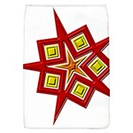 Pattern Tile Decorative Design Star Removable Flap Cover (L)