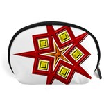 Pattern Tile Decorative Design Star Accessory Pouch (Large)