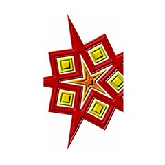 Pattern Tile Decorative Design Star Duvet Cover Double Side (Single Size) from ArtsNow.com Back