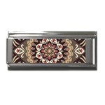 Seamless Pattern Floral Flower Superlink Italian Charm (9mm)