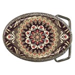 Seamless Pattern Floral Flower Belt Buckles