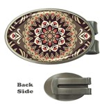 Seamless Pattern Floral Flower Money Clips (Oval) 