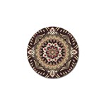 Seamless Pattern Floral Flower Golf Ball Marker (4 pack)