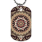 Seamless Pattern Floral Flower Dog Tag (Two Sides)