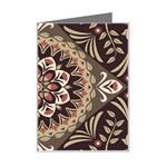 Seamless Pattern Floral Flower Mini Greeting Card