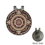 Seamless Pattern Floral Flower Hat Clips with Golf Markers