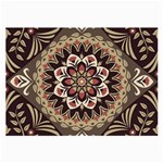 Seamless Pattern Floral Flower Large Glasses Cloth (2 Sides)