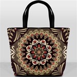 Seamless Pattern Floral Flower Bucket Bag