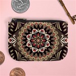 Seamless Pattern Floral Flower Mini Coin Purse