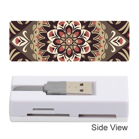 Seamless Pattern Floral Flower Memory Card Reader (Stick) from ArtsNow.com Front