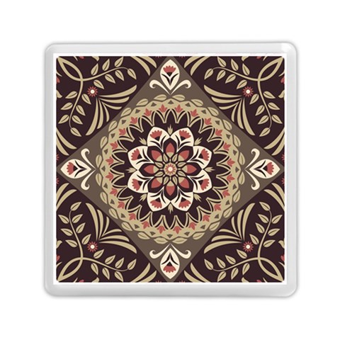 Seamless Pattern Floral Flower Memory Card Reader (Square) from ArtsNow.com Front