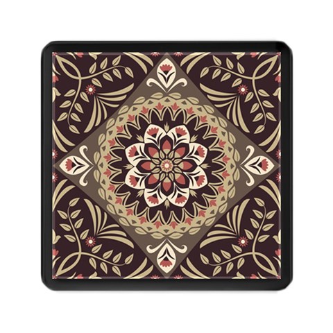 Seamless Pattern Floral Flower Memory Card Reader (Square) from ArtsNow.com Front