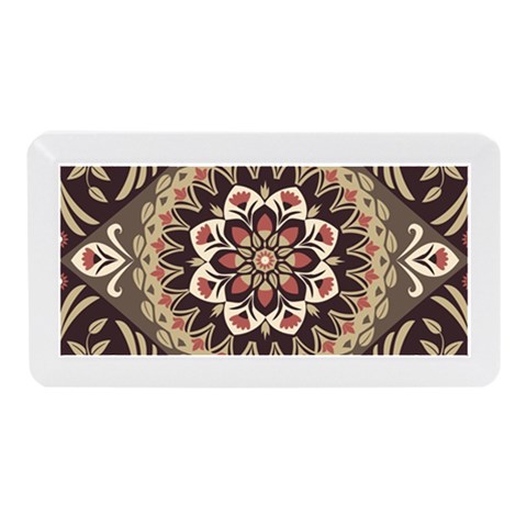 Seamless Pattern Floral Flower Memory Card Reader (Mini) from ArtsNow.com Front
