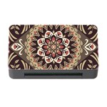 Seamless Pattern Floral Flower Memory Card Reader with CF