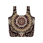 Seamless Pattern Floral Flower Full Print Recycle Bag (S)