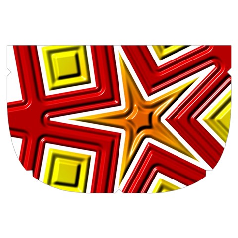 Pattern Tile Decorative Design Star Make Up Case (Small) from ArtsNow.com Side Left
