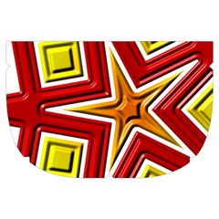 Pattern Tile Decorative Design Star Make Up Case (Small) from ArtsNow.com Side Left