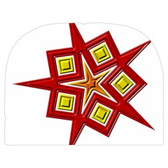 Pattern Tile Decorative Design Star Make Up Case (Medium) from ArtsNow.com Back