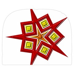 Pattern Tile Decorative Design Star Make Up Case (Large) from ArtsNow.com Back