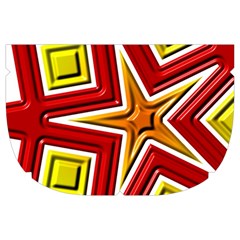 Pattern Tile Decorative Design Star Make Up Case (Large) from ArtsNow.com Side Right