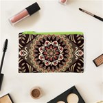 Seamless Pattern Floral Flower Cosmetic Bag (XS)
